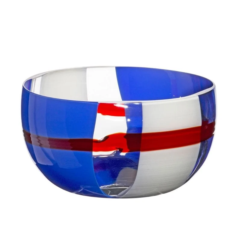 Carlo Moretti Mignon 661 bowl blue in Murano glass diam. 19.8 cm