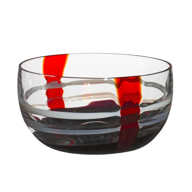 Carlo Moretti Mignon 661 bowl samurai in Murano glass diam. 19.8 cm