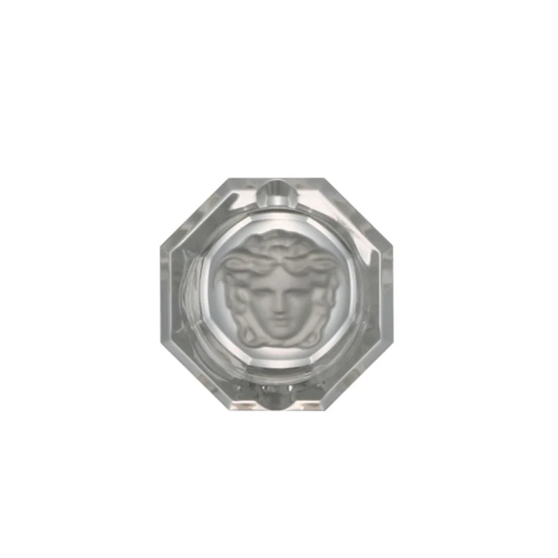 Versace meets Rosenthal Medusa Crystal Lumiere ashtray diam. 8 cm