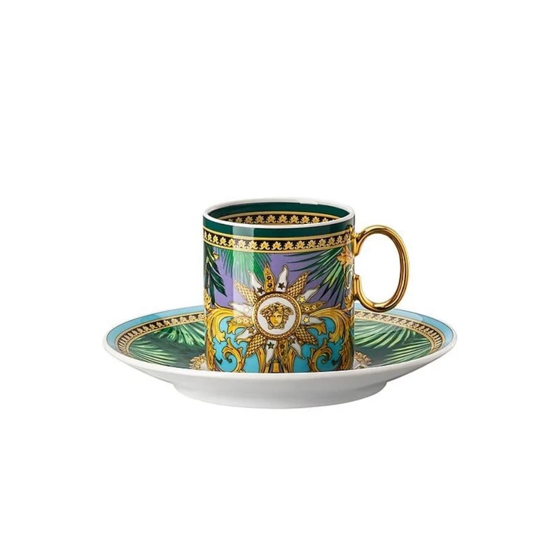 Versace meets Rosenthal Jungle Animalier espresso cup & saucer