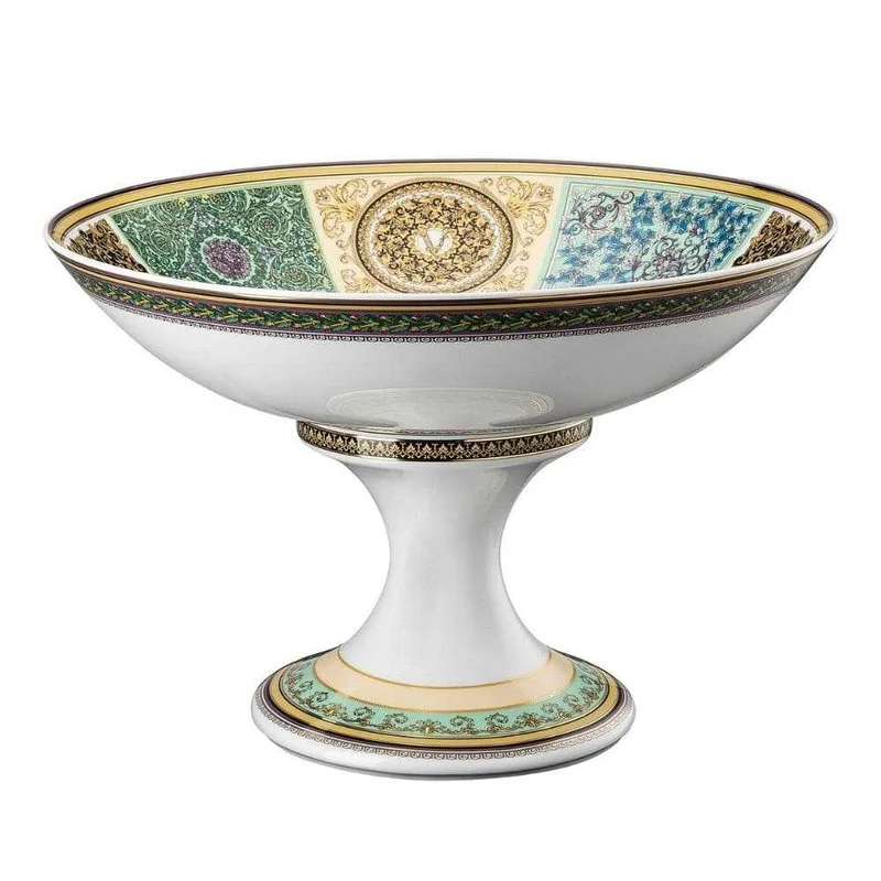 Versace meets Rosenthal Barocco Mosaic bowl on foot diam. 35 cm