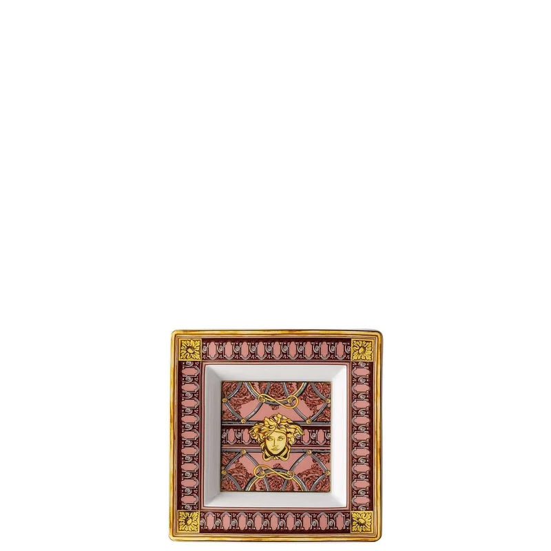 Versace meets Rosenthal La scala del Palazzo Dish 14x14 cm. pink