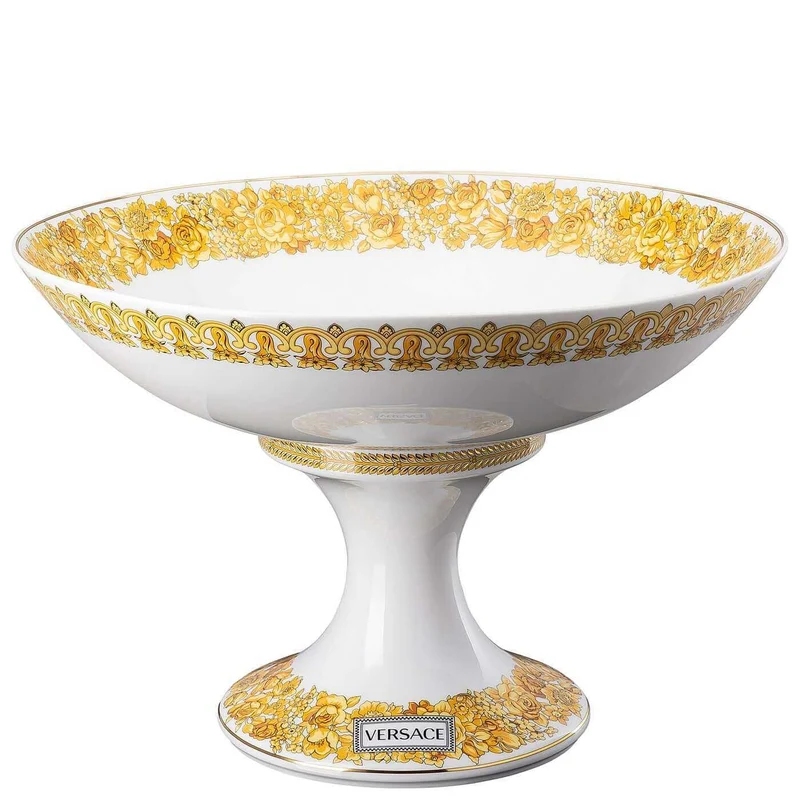 Versace meets Rosenthal Medusa Rhapsody Bowl on foot diam. 35 cm.