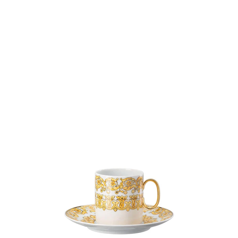 Versace meets Rosenthal Medusa Rhapsody High coffee cup and saucer
