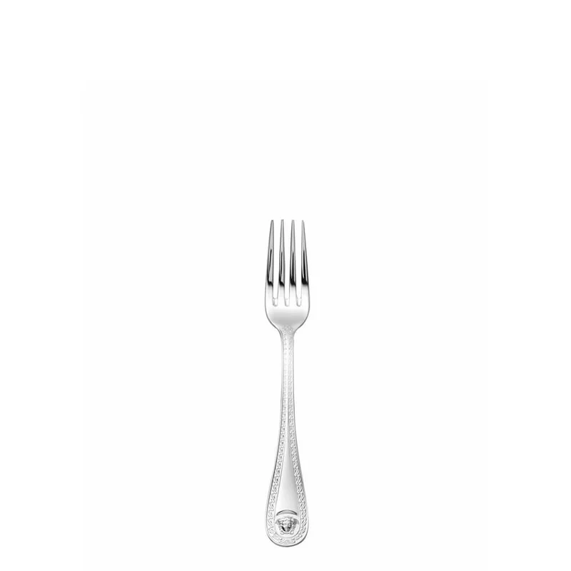 Versace meets Rosenthal Medusa Cutlery Dessert fork plated