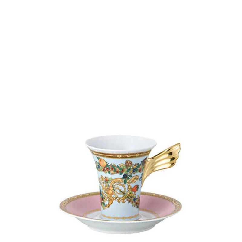 Versace meets Rosenthal Le Jardin de Versace Coffee cup and saucer