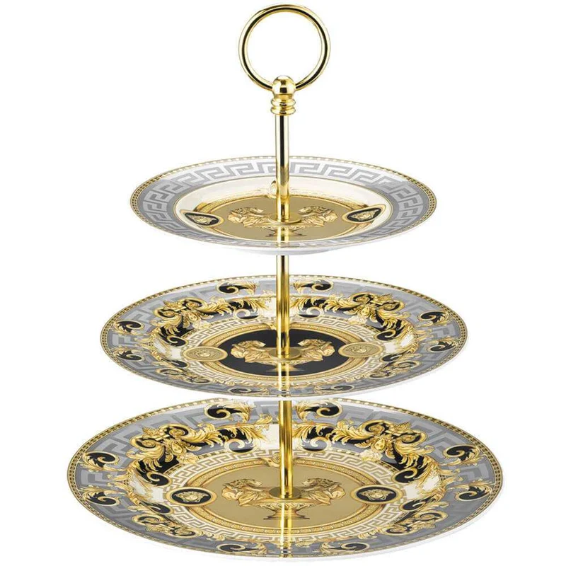 Versace meets Rosenthal Prestige Gala Small etagere 3 tiers