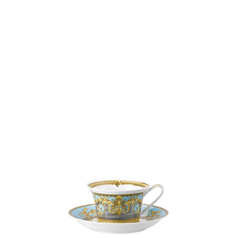 Versace meets Rosenthal Prestige Gala Le Bleu Tea cup and saucer