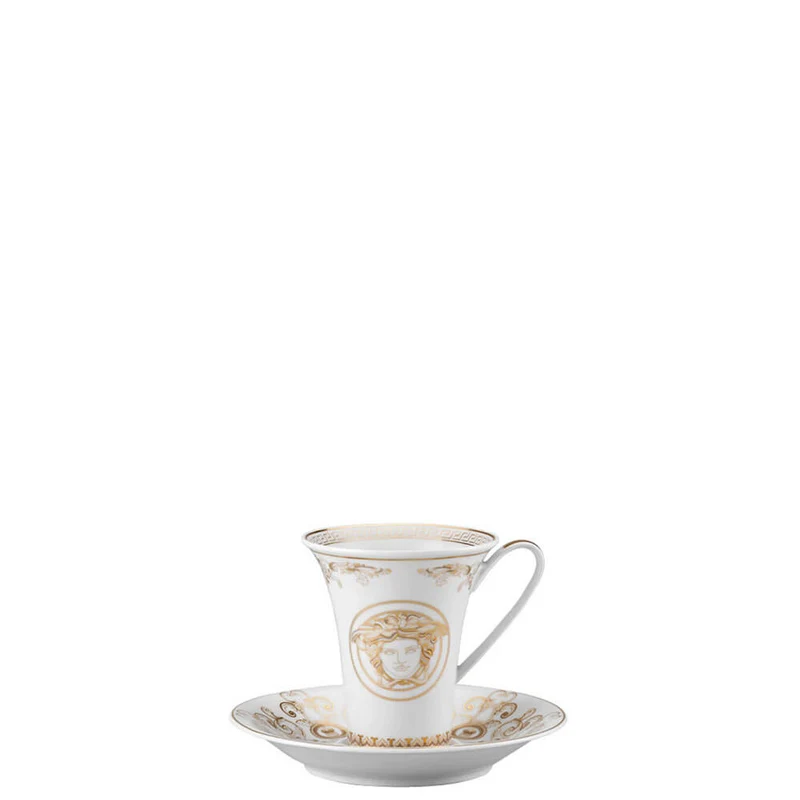 Versace meets Rosenthal Medusa Gala High coffee cup and saucer