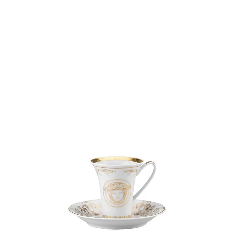 Versace meets Rosenthal Medusa Gala Gold Coffee cup and saucer