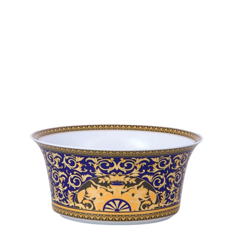 Versace meets Rosenthal Medusa Blue Big salad bowl diam. 25 cm.