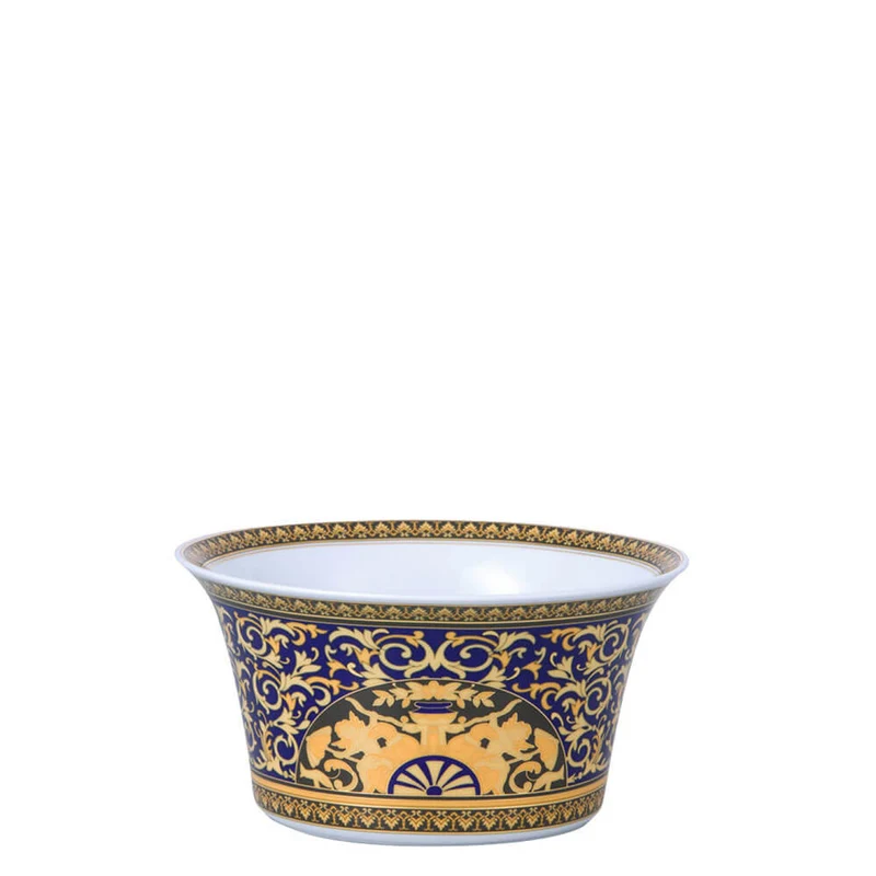 Versace meets Rosenthal Medusa Blue Medium salad bowl diam. 20 cm.