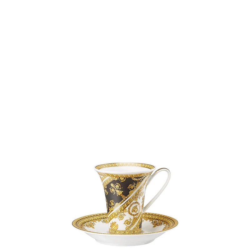 Versace meets Rosenthal I Love Baroque High coffee cup and saucer white