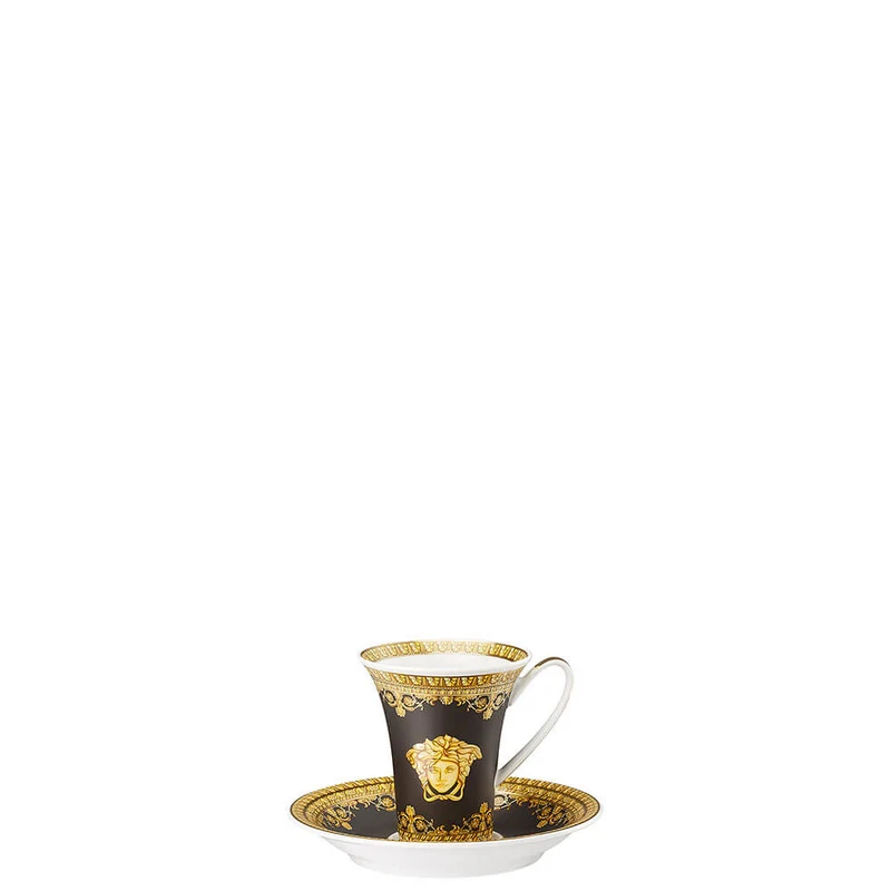 Versace meets Rosenthal I Love Baroque Coffee cup and saucer black