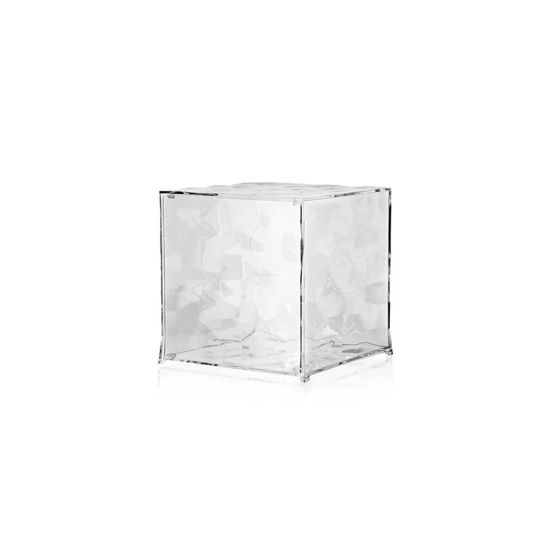 Kartell Optic cube-shaped container with door