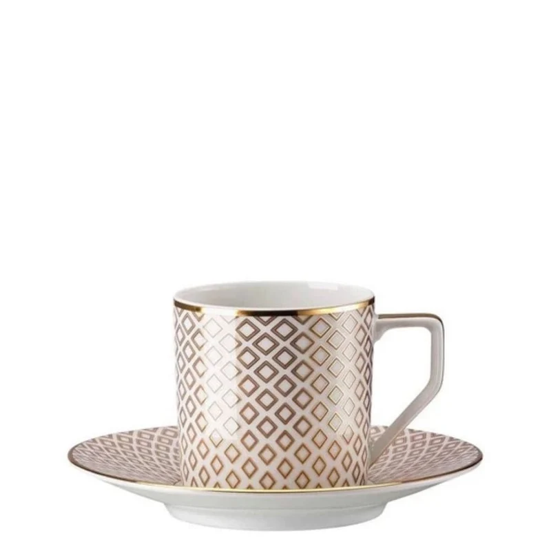 Rosenthal Francis Carreau Beige espresso cup and saucer tall