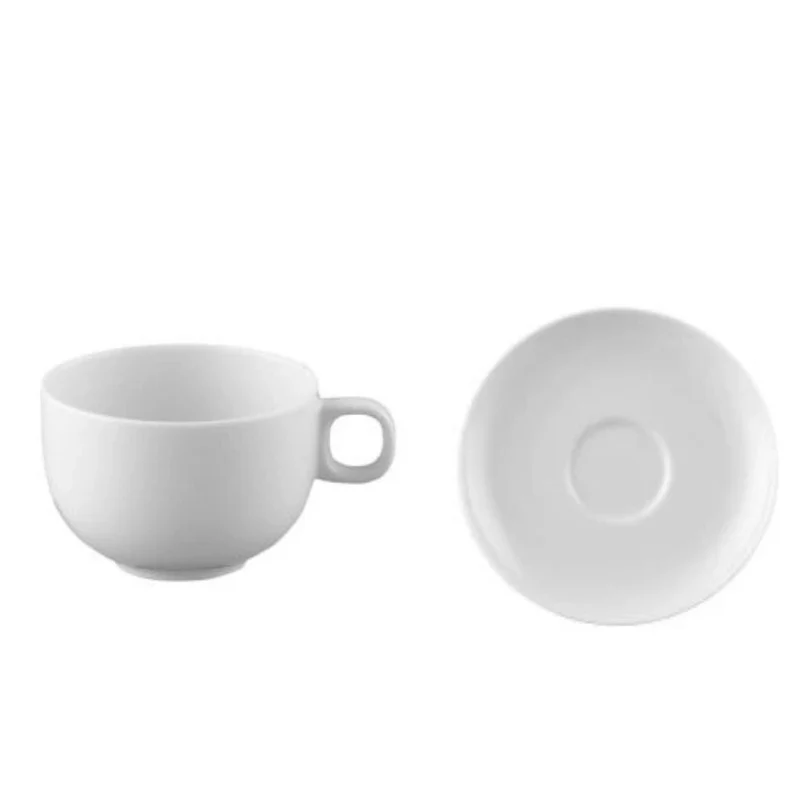Rosenthal Moon espresso cup and saucer - white porcelain
