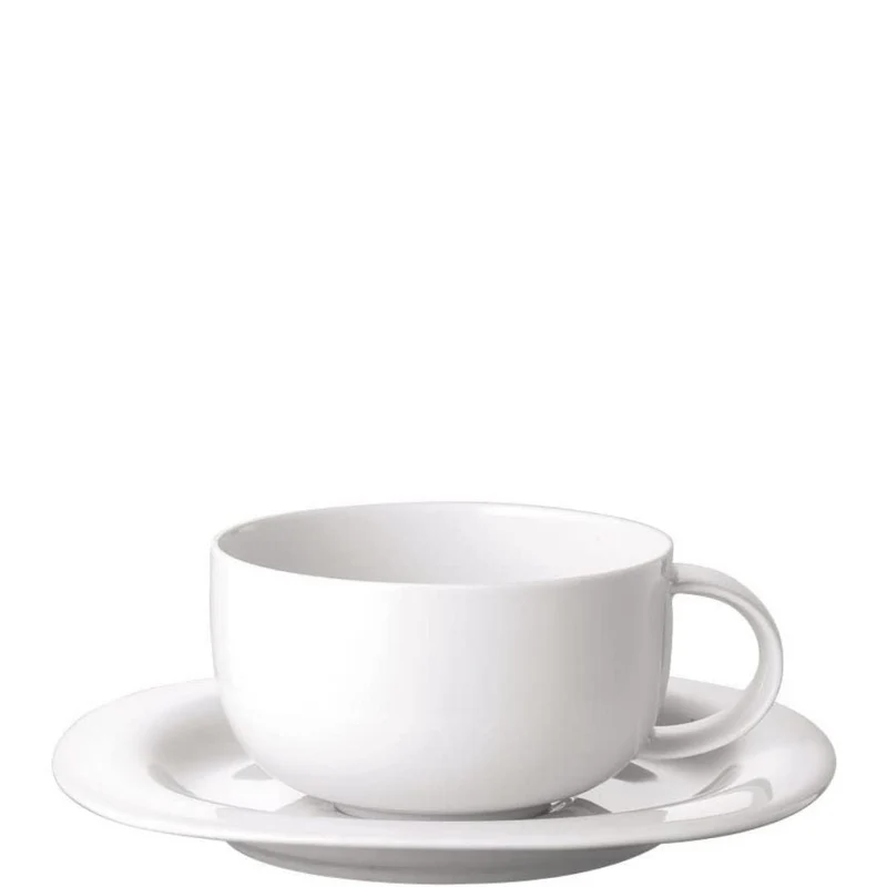Rosenthal Suomi tea cup and saucer low - white porcelain