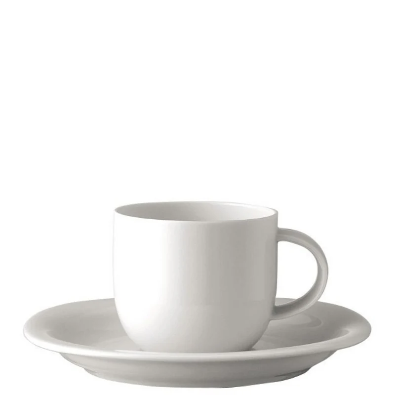 Rosenthal Suomi espresso cup and saucer tall - white porcelain