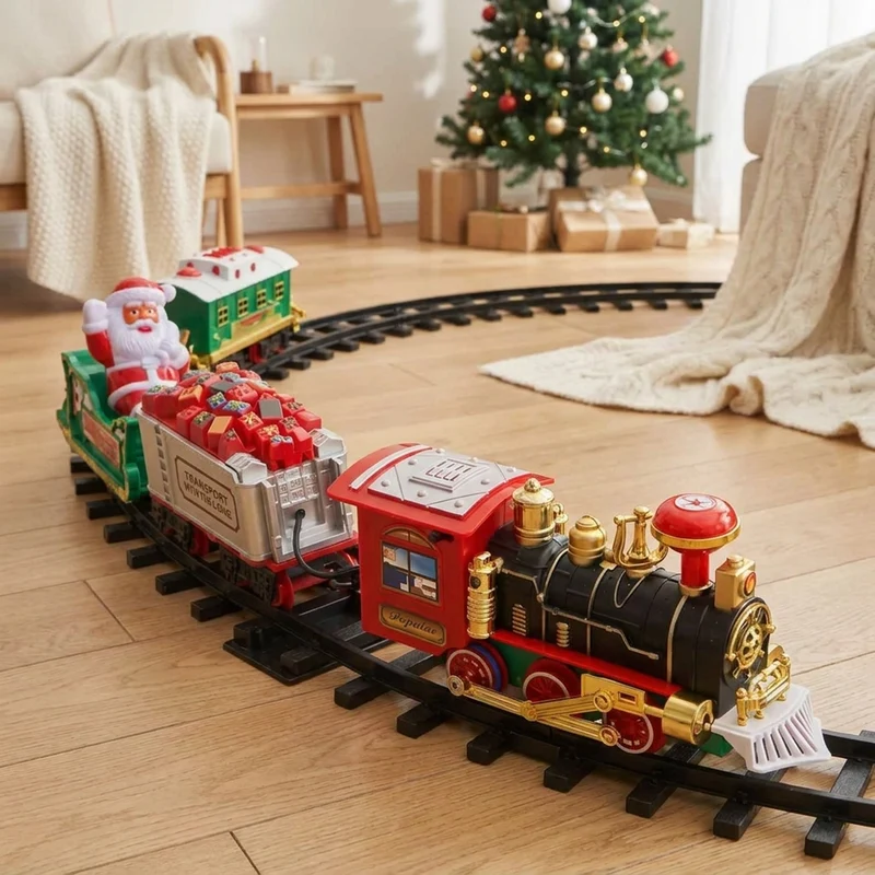 MERRYENGINE – Christmas Tree Train for Playful Holiday Ambience
