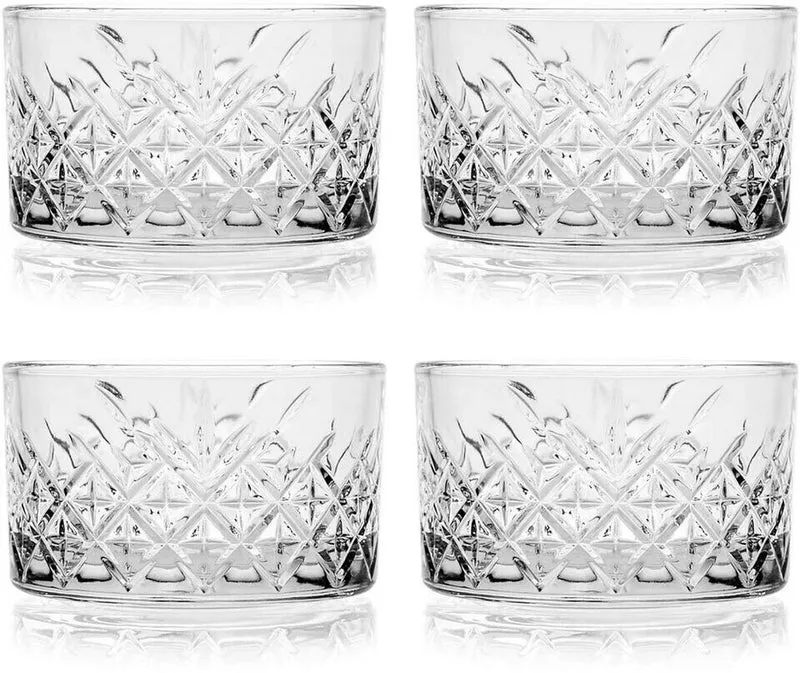 Pasabahce Timeless 4er Pack, Glas, transparent, 22,5 cl - Pas Timeless 4er Schale 530040