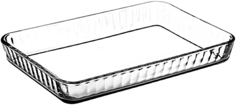 Pasabahce 59204 Borcam Auflaufform, rechteckig, Glas, 40 x 27 cm