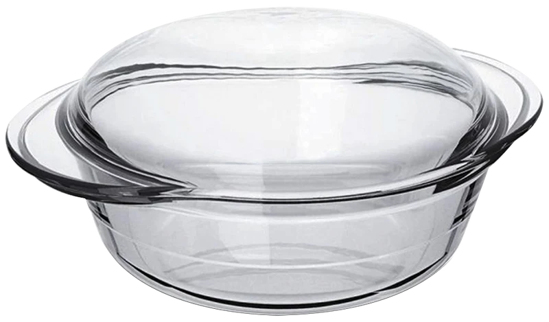 Cocotte ovale en verre 2,3 L