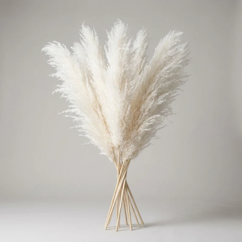 PLUMENEST – Pampas Grass Stems for Cozy Decorative Character
