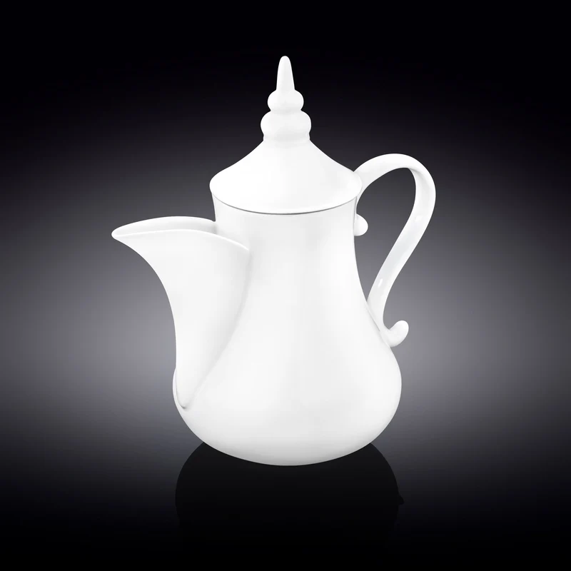 Wilmax Arabische Kaffeekanne 1000 ml Weiß Porzellan