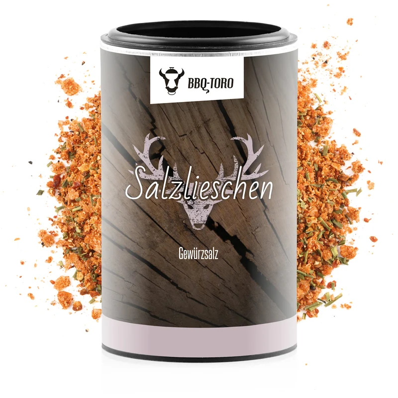 Gewürzzubereitung "Salzlieschen", 100 gr, knusprige Salz-Pfeffer-Alternative