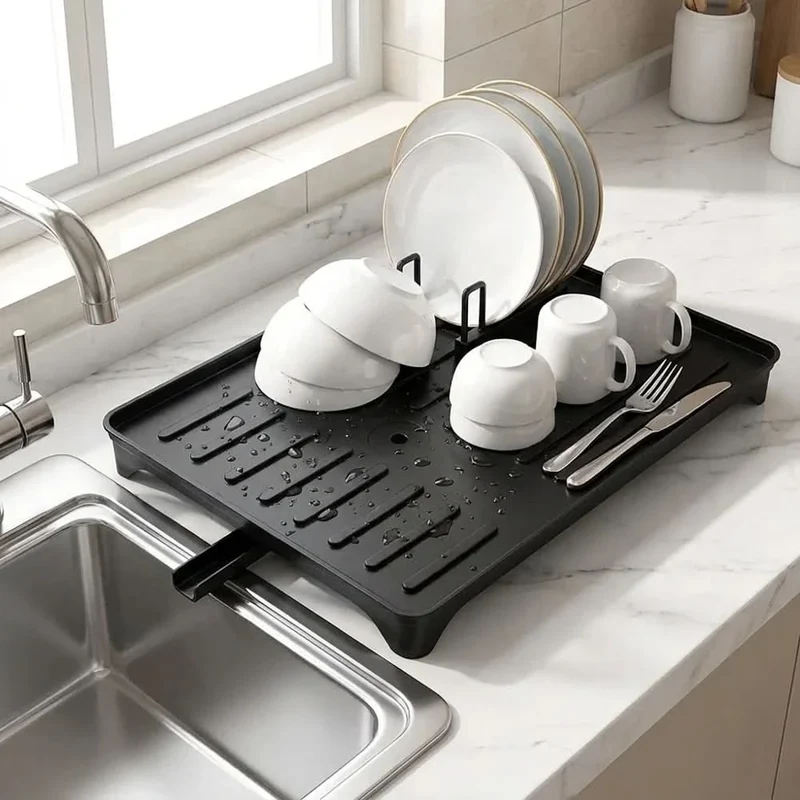 DRAINLIVA – Heavy-Duty Sink Base with Drain Board Organizer