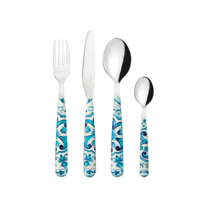 24-PIECE CUTLERY SET "BLUES"