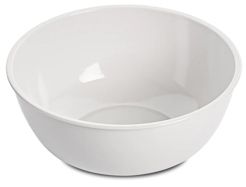 Cul de poule en plastique blanc
