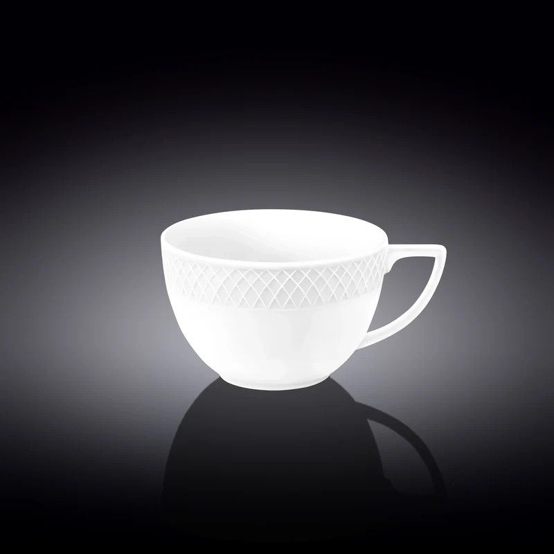 Wilmax Jumbo Tasse 500 ml Weiß Porzellan WL-880101409/A