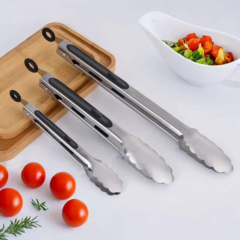 TONGIX – Stainless Steel Locking Kitchen Tongs