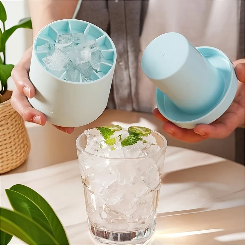 ICEVAULT – Silicone Ice Cube Maker Bucket Mold