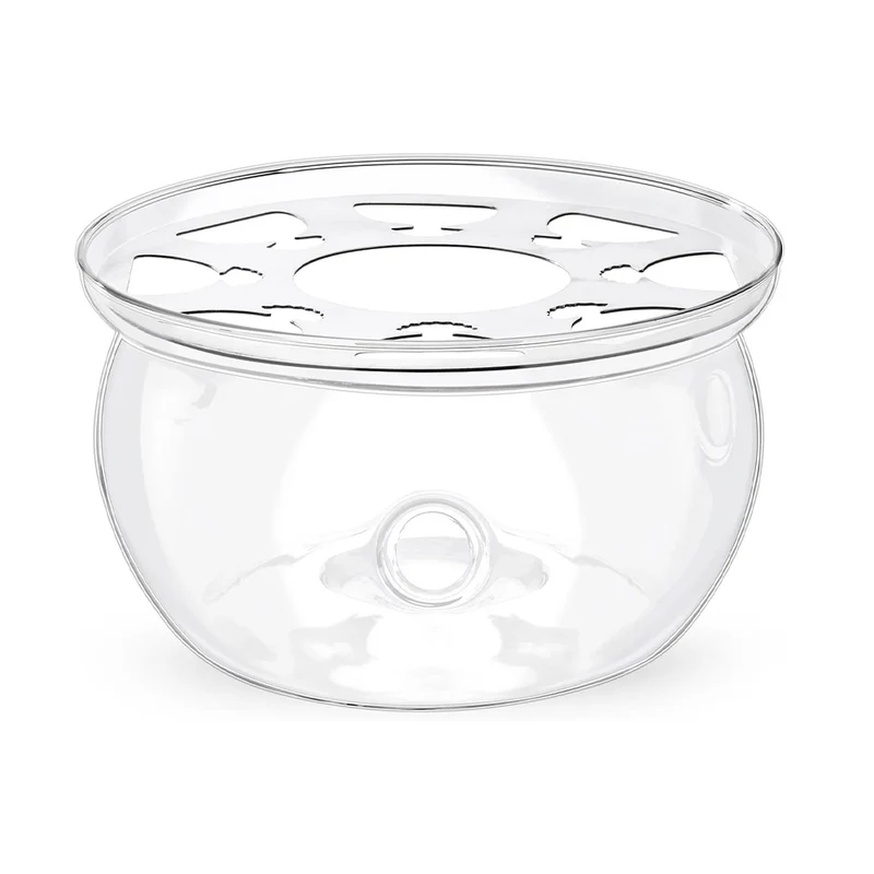 Wilmax Stövchen aus Glas für Teekannen Transparent WL-888903/A