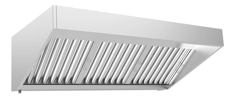 Hotte de cuisine murale en acier inoxydable