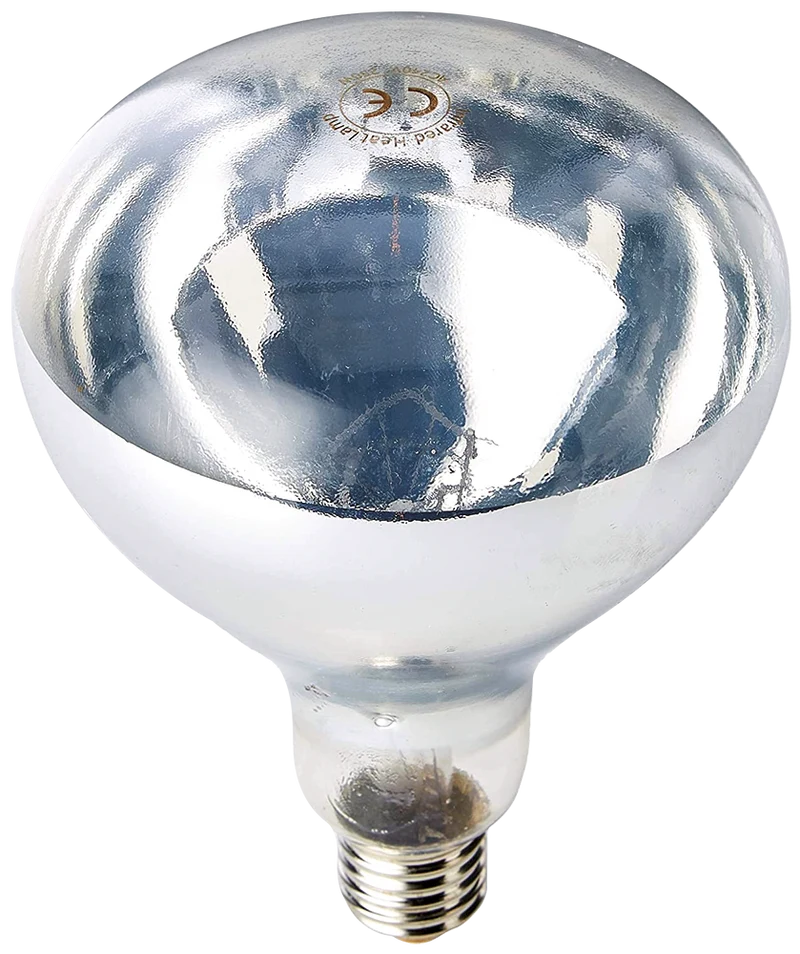 Ampoule chauffante incassable à lumière blanche ES-250W