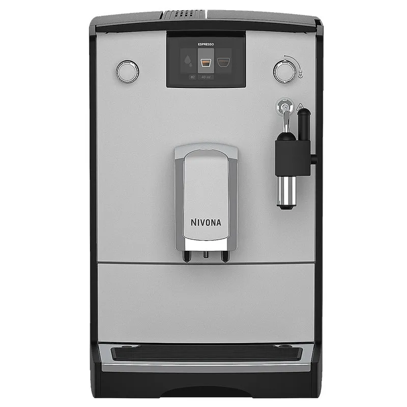Nivona Kaffeevollautomat CafeRomatica NICR 555 DesignGrau mit Milchaufschäumer