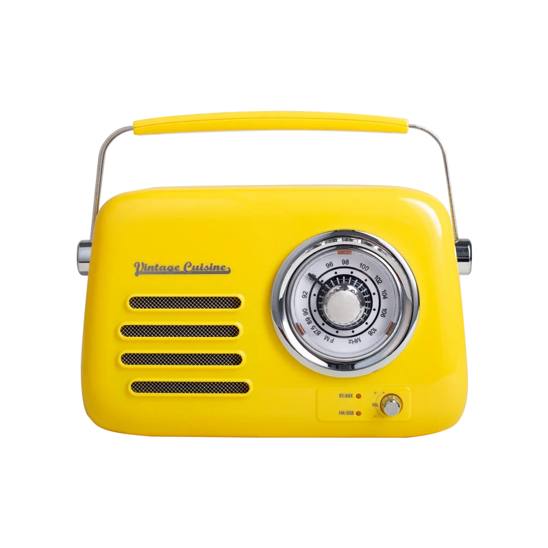 Retro-radio mit Bluetooth-Lautsprecher Vintage Cuisine - Sommerfarben - glänzend