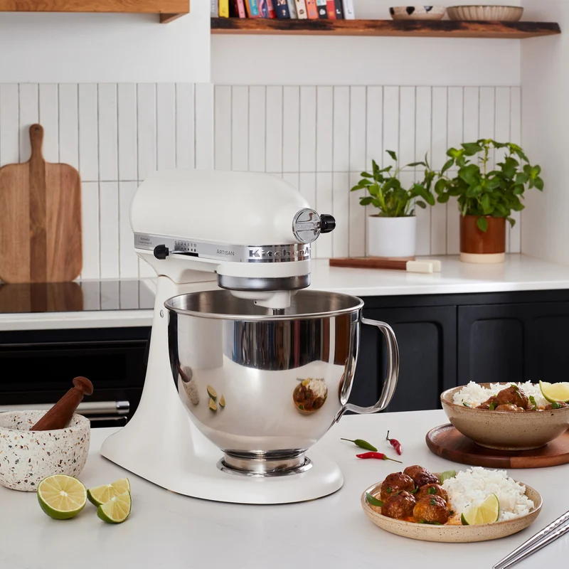 KitchenAid 4,8 L 5KSM175 Artisan Küchenmaschine Pastalover mit 3-in-1 Nudelvorsatz