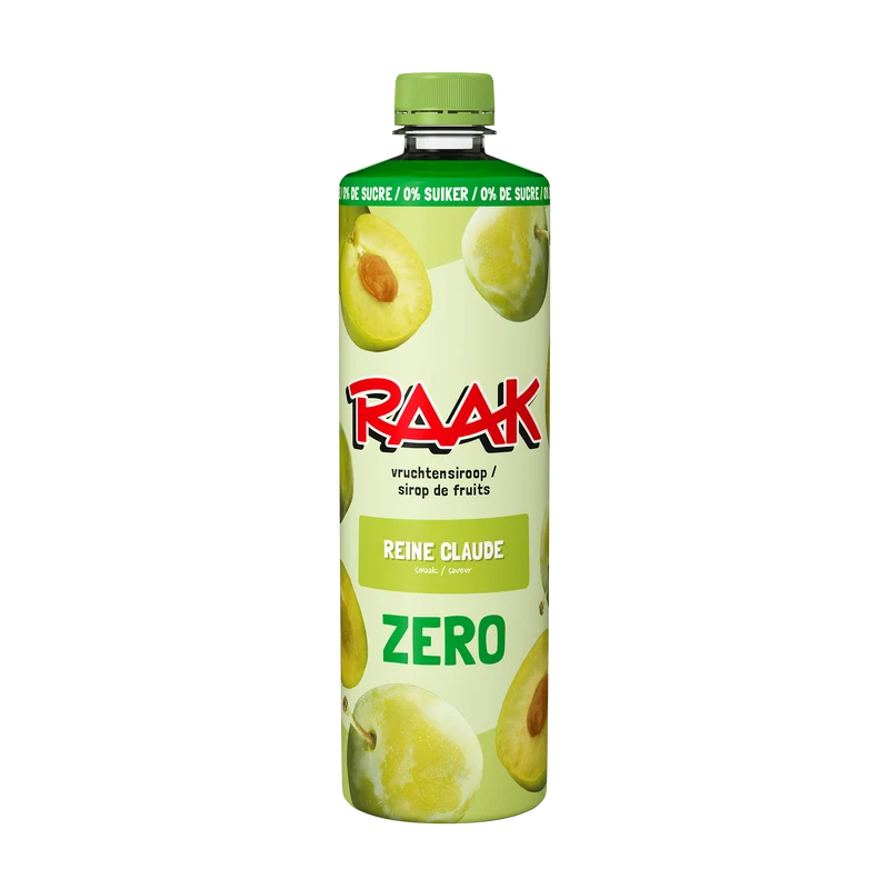 Raak Vruchtensiroop zero Reine Claude