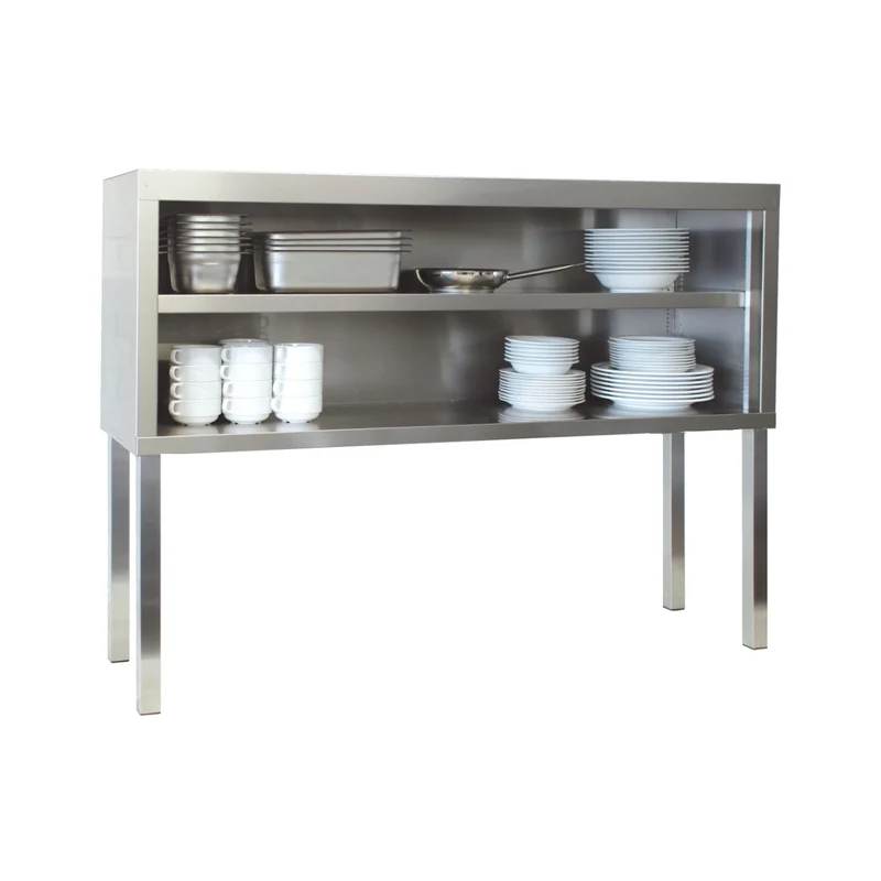 Tischaufsatzschrank offen, Bautiefe 400 mm – 1300x400x1150 mm