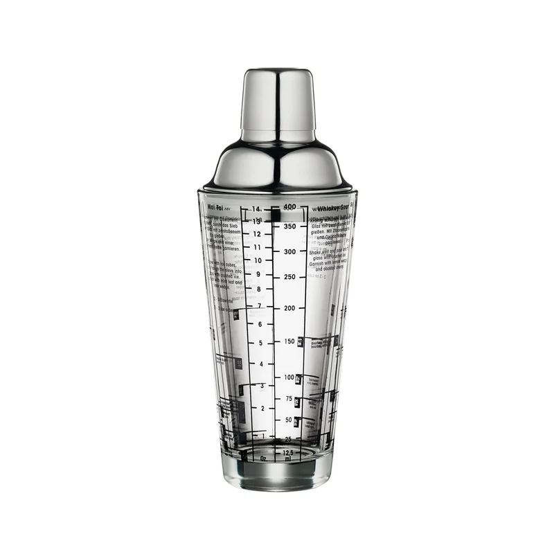 Cocktailshaker mit Rezepten