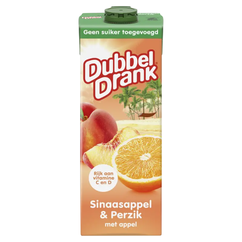 DubbelDrank Sinaasappel & perzik