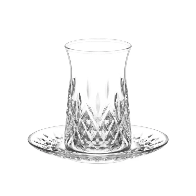 Teegläser Set (12-tlg.) – Kristall-Design & Bleifrei, 170ml