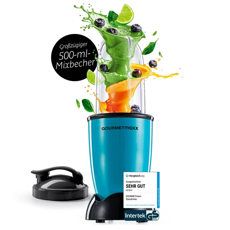 GOURMETmaxx Mr. Magic Power 400 Pro mit Zubehörset M - Shakes, Smoothies & Co.