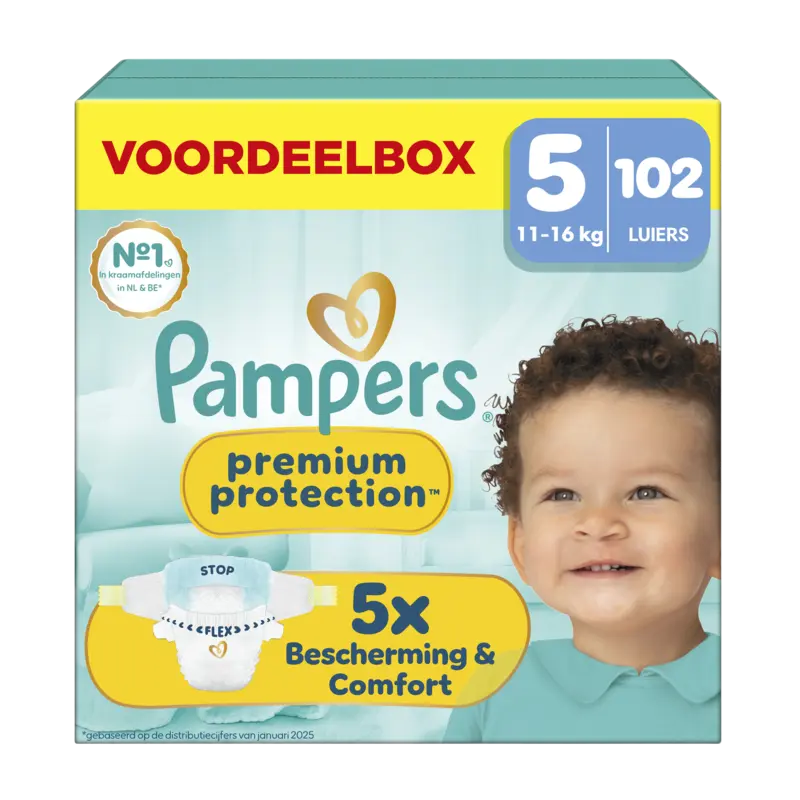 Pampers Premium protection luiers maat 5