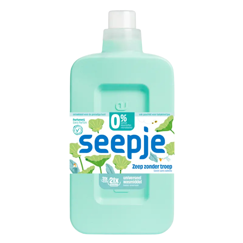 Seepje Wasmiddel universeel parfumvrij